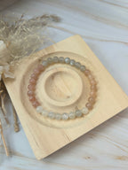 HQ Bunter Mondstein Armband 0,6