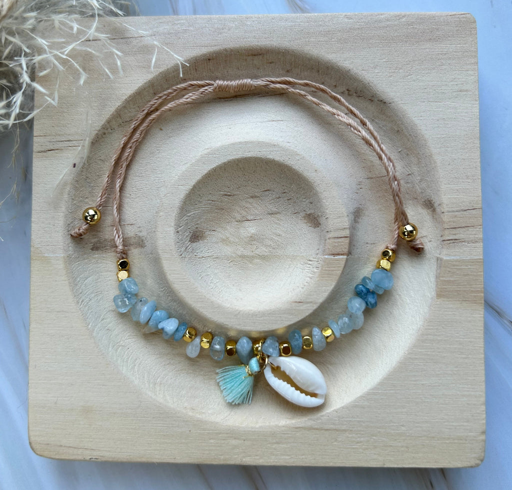 Moonora Blue Mermaid Armband | Aquamarin