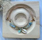 Moonora Blue Mermaid Armband | Aquamarin
