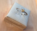 Citrin Herz Ring