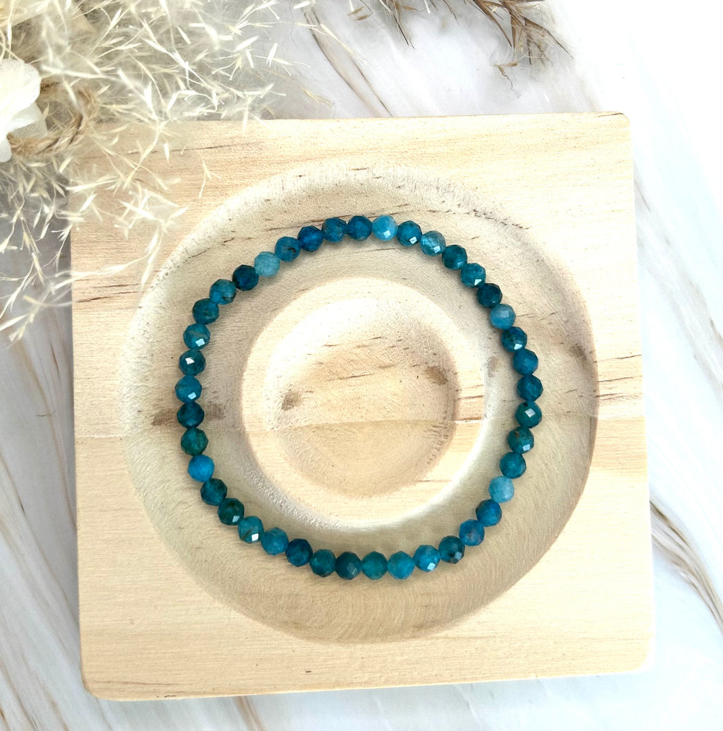 Apatit Armband faccetiert 0,4