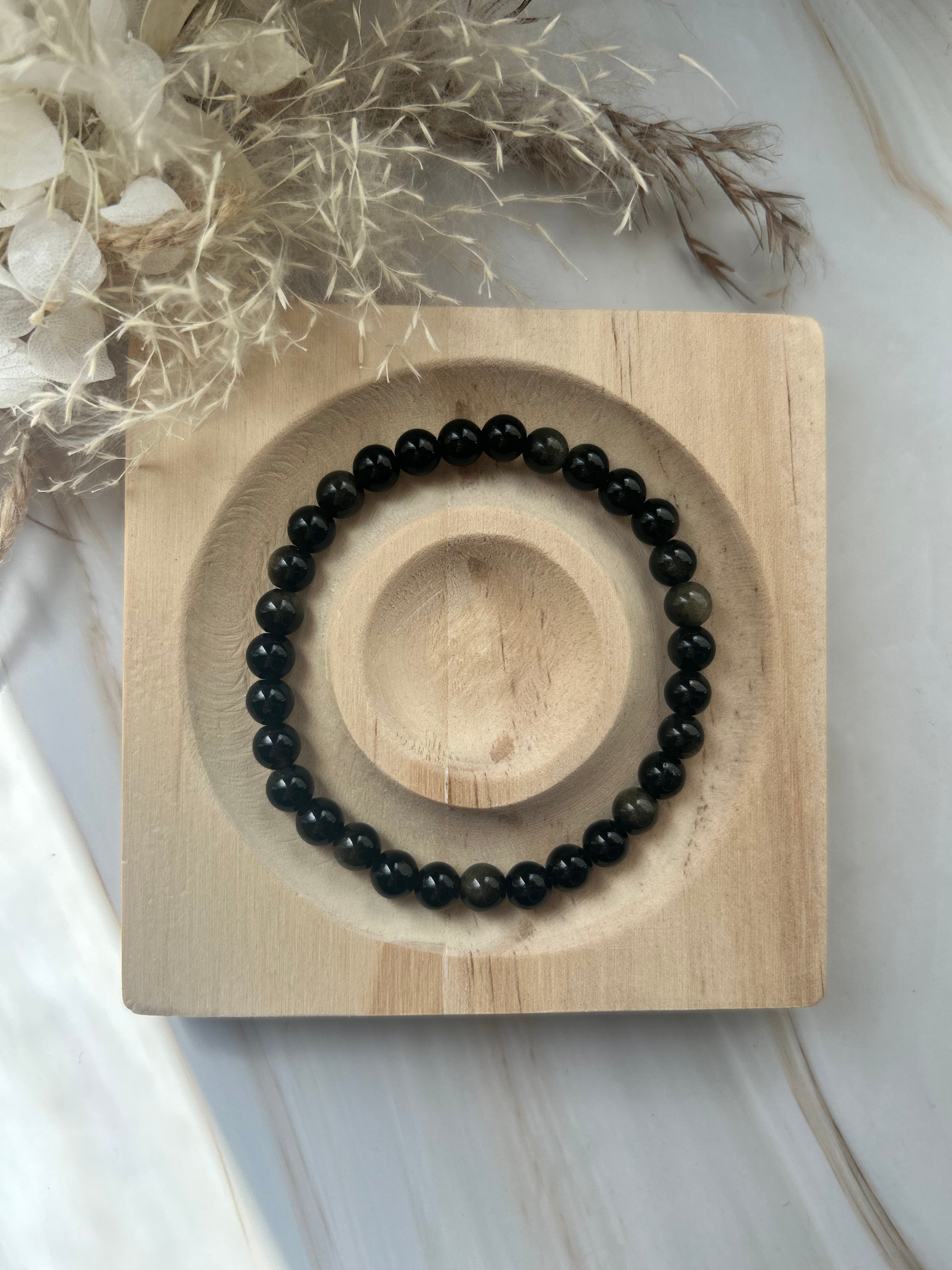 Goldobsidian Armband 0,6