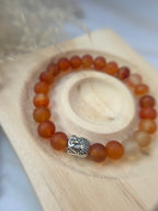 Karneol Buddha Armband 0,8