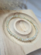 Prehnit Armband faccetiert
