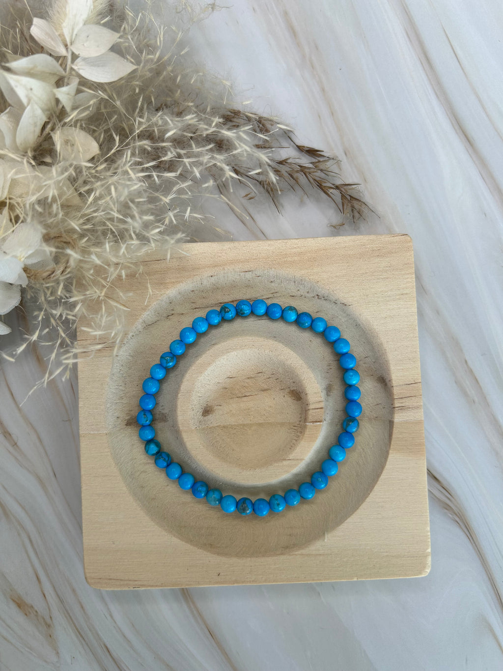 Magnesit Türkis Armband 0,4