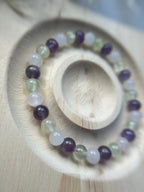 Amethyst | Prehnit | Rosenquarz Armand 0,6