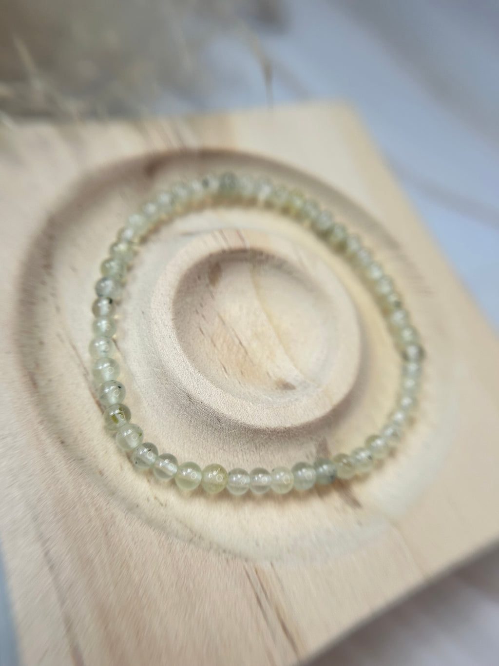Prehnit Armband 0,4