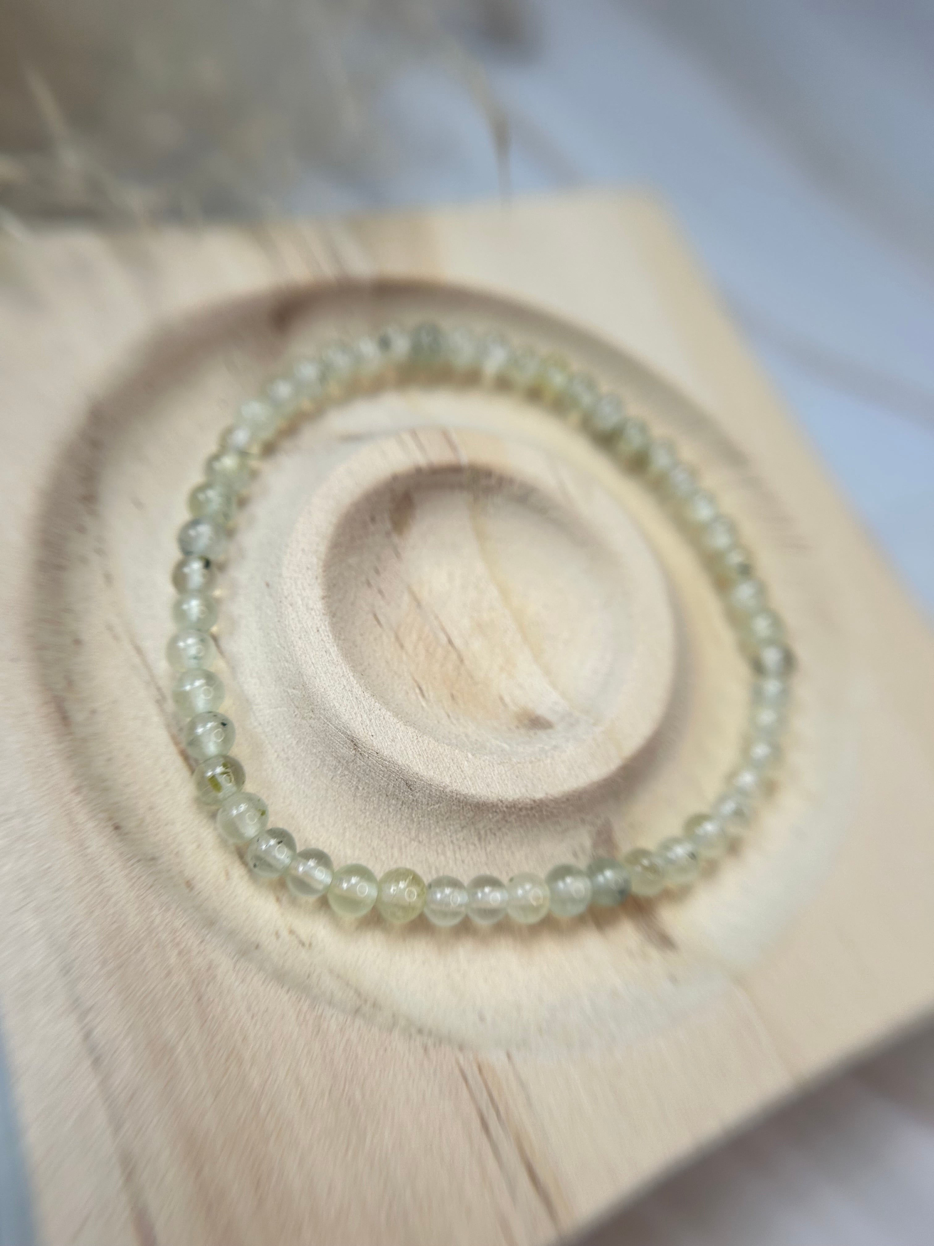 Prehnit Armband 0,4
