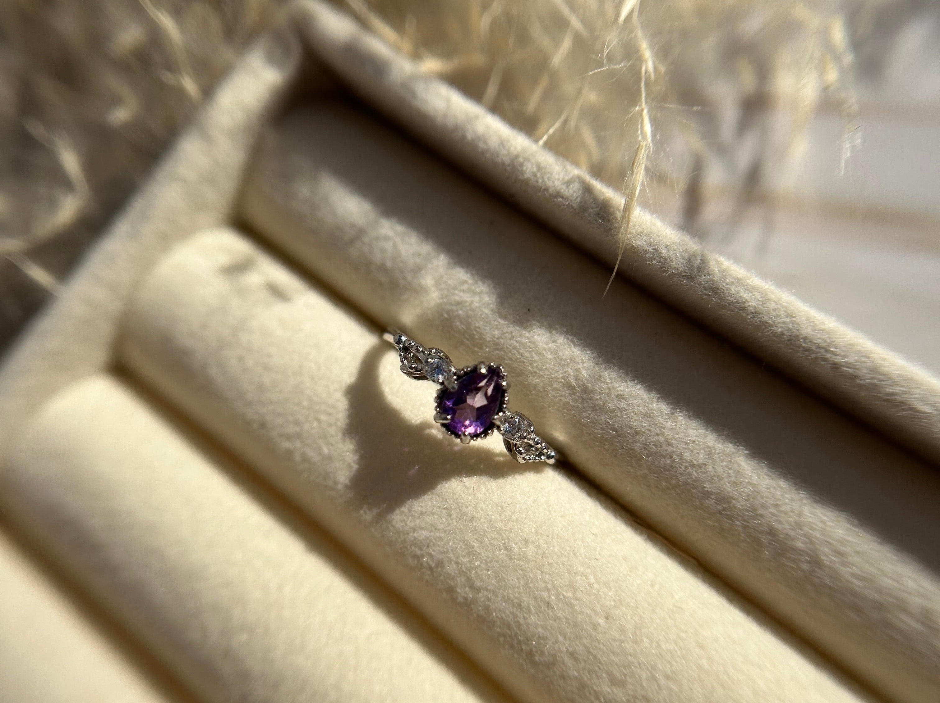 Amethyst Ring 925er Silber