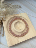 Erdbeerquarz Armband 0,6