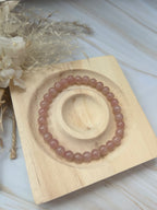 Erdbeerquarz Armband 0,6