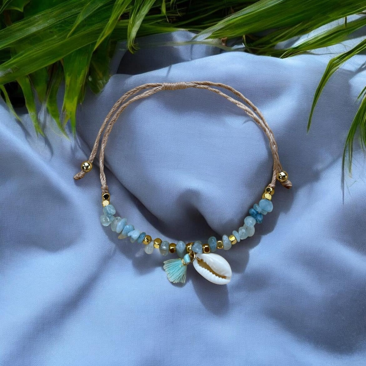 Moonora Blue Mermaid Armband | Aquamarin