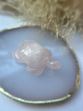 Rosenquarz Schildkröte