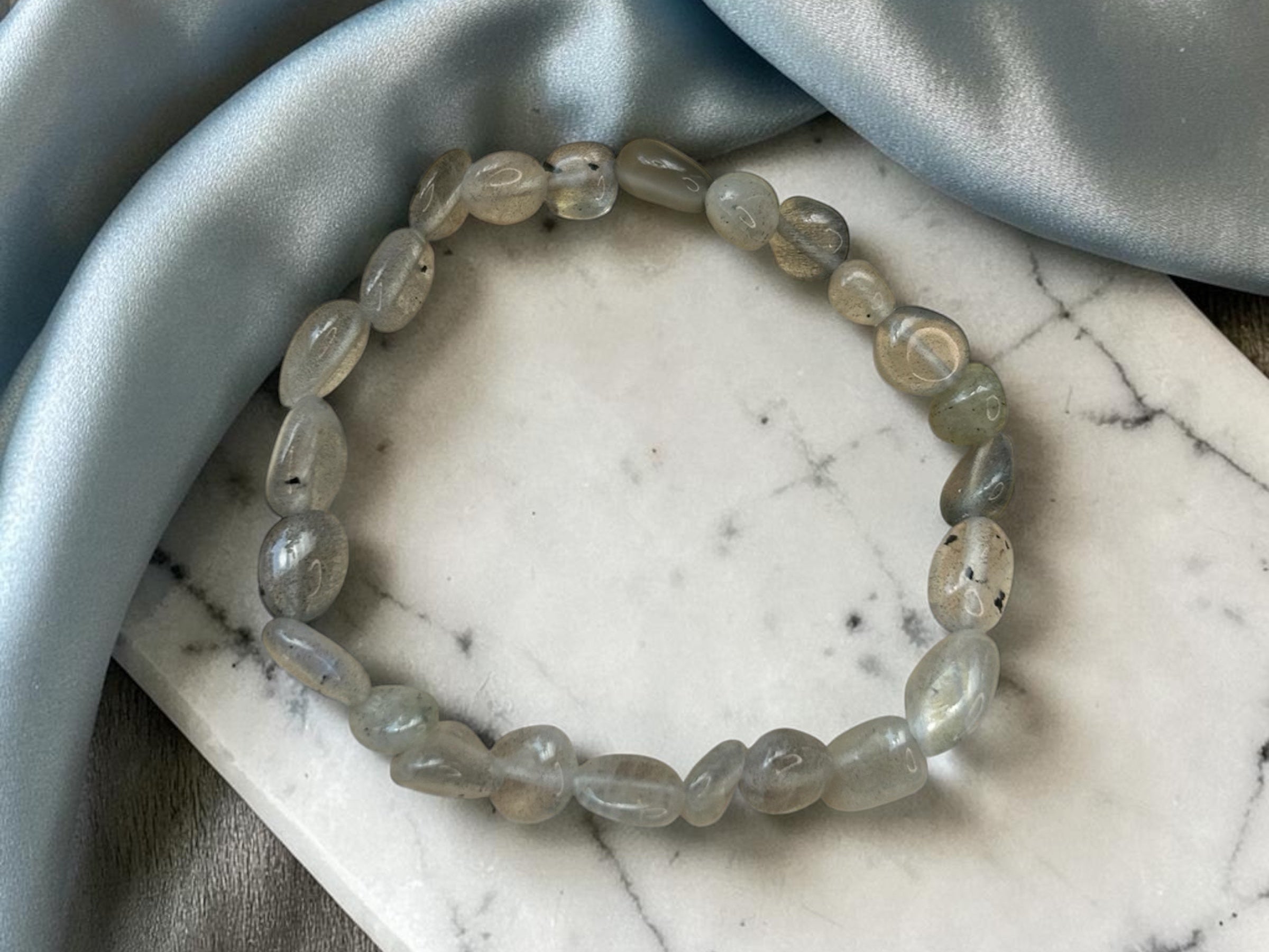 Labradorit Nugget Armband