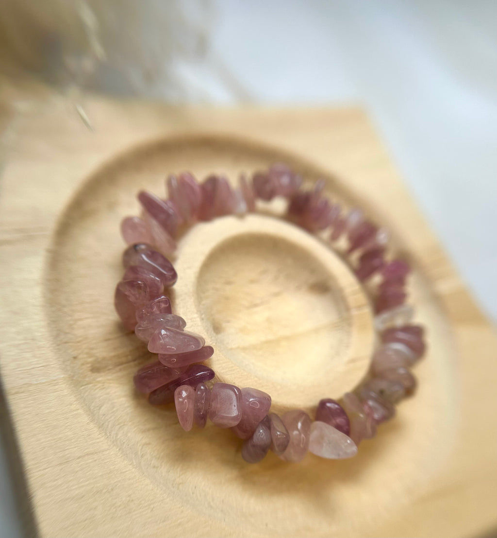 Lavendelquarz Splitter Armband