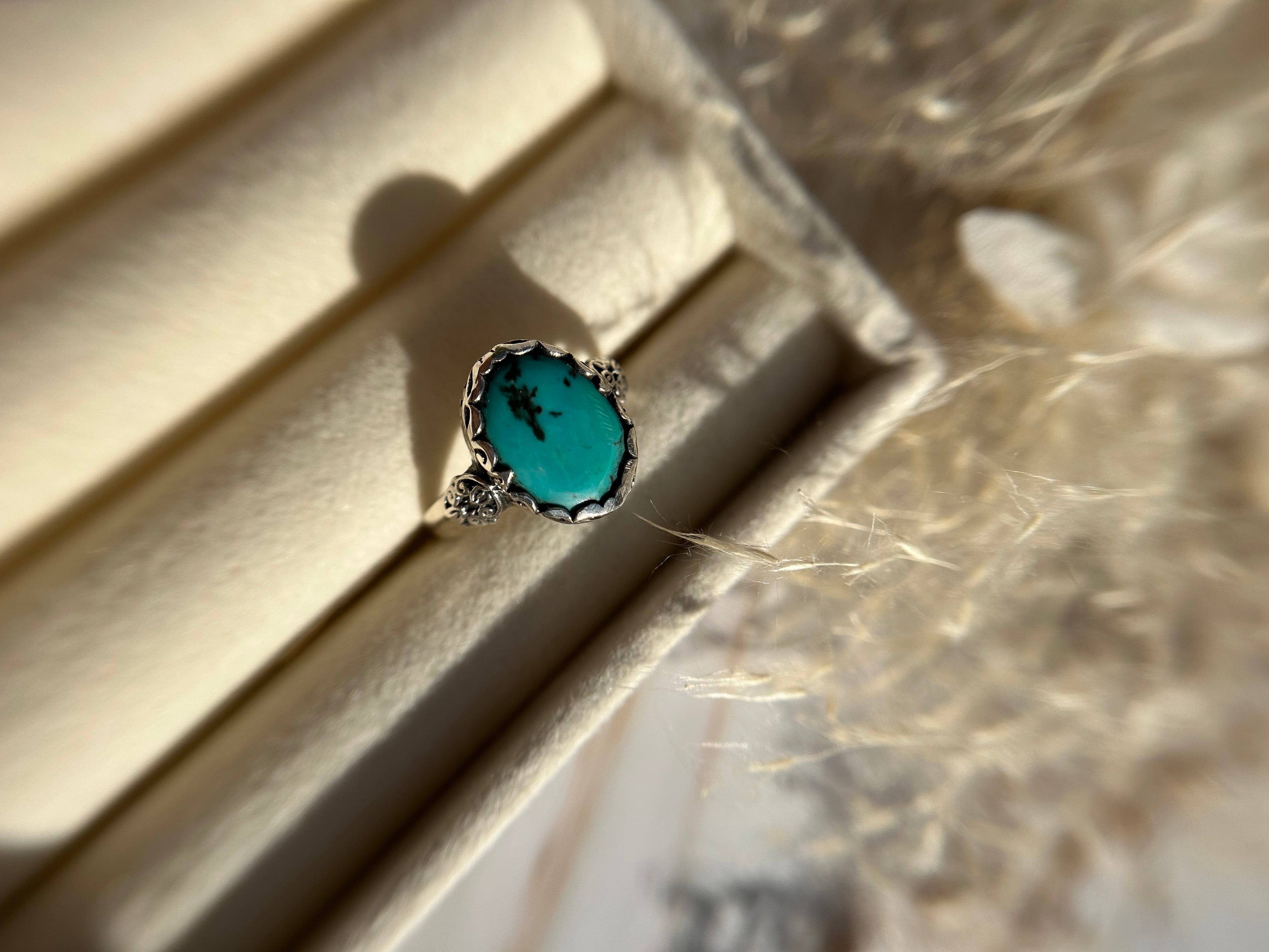 Türkis Ring 925er Silber