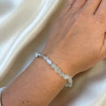 Mondstein (weißer Labradorit) Armband Nuggets