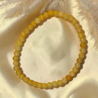 Orangencalcit Armband 4mm