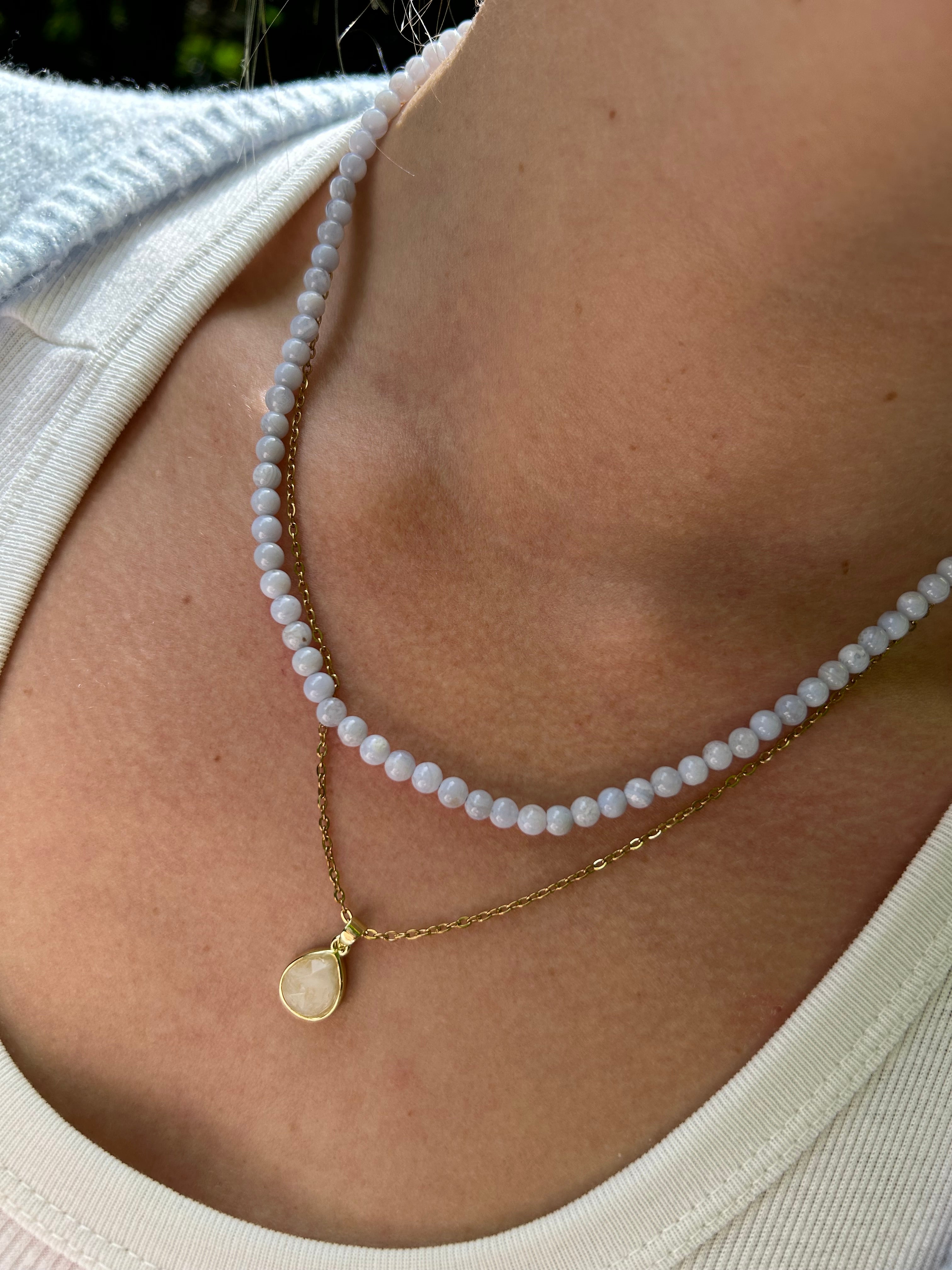 Chalcedon Halskette
