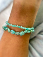 Amazonit Nugget Armband