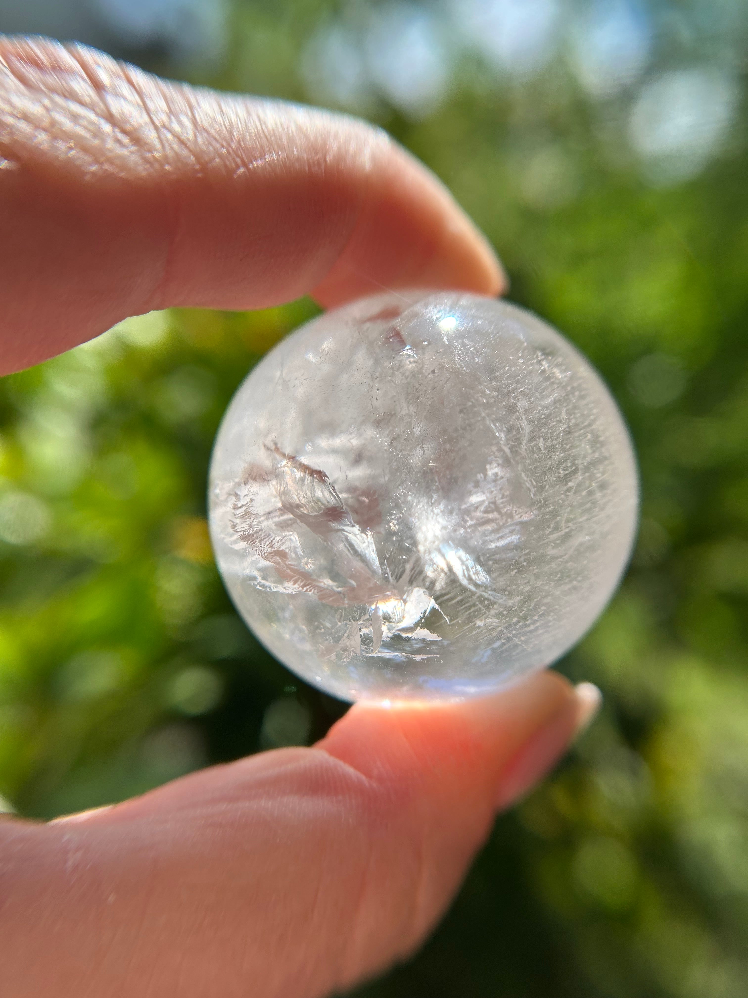 Bergkristall Kugel