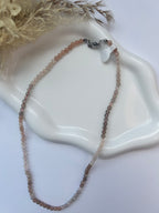 Bunter Mondstein Kette