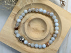 Chalcedon Armband mit Buddha Charm