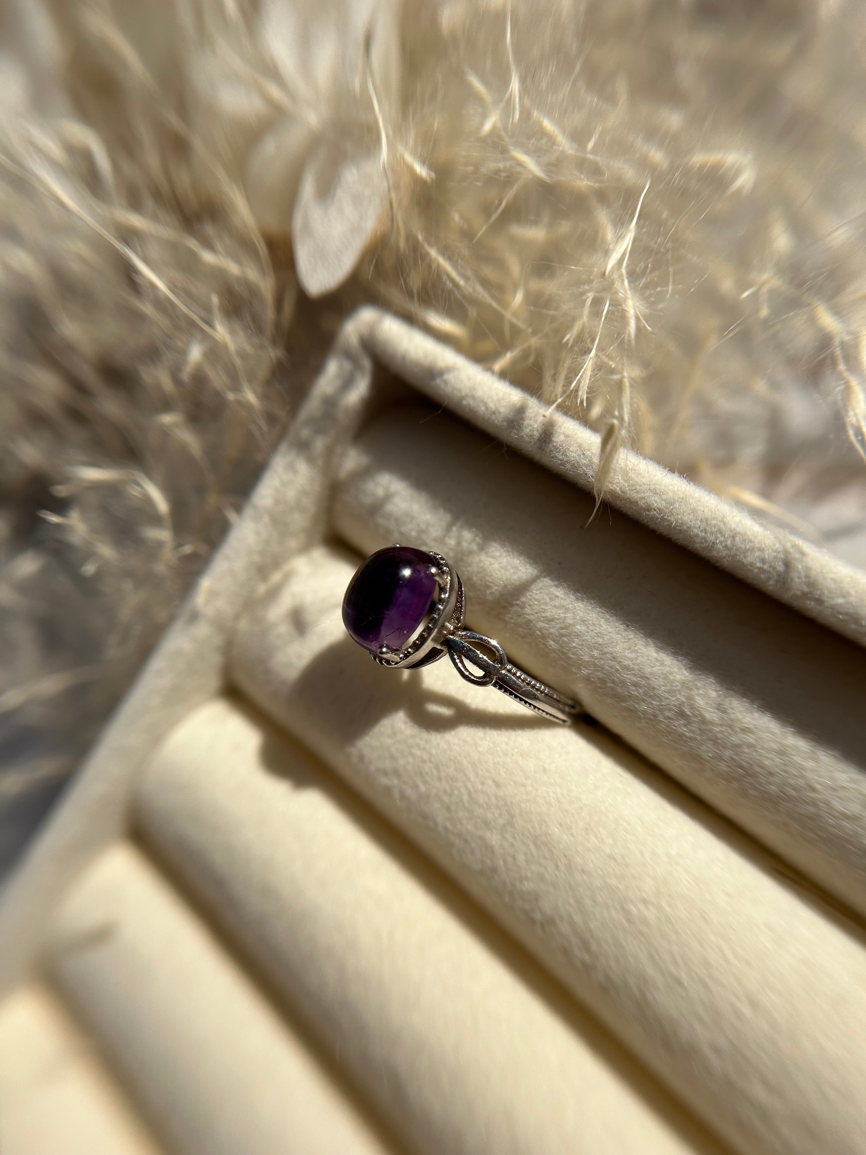 Amethyst Ring 925er Silber