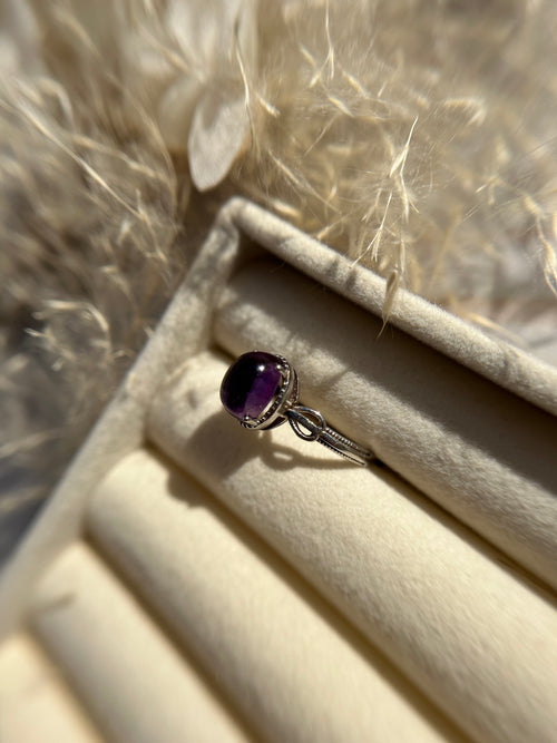Amethyst Ring 925er Silber