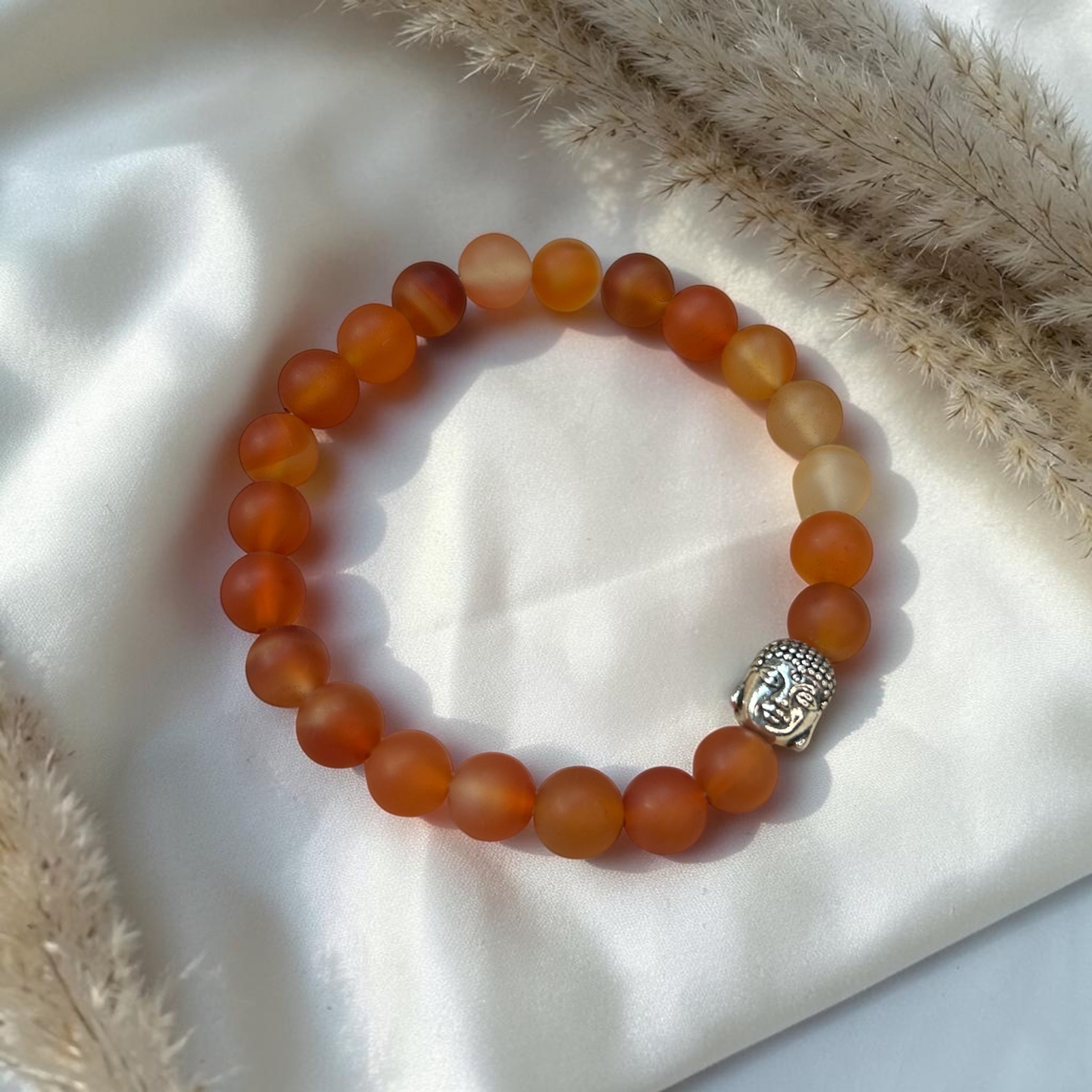 Karneol Buddha Armband 0,8