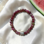 Wassermelonenturmalin mit Buddha 0,6