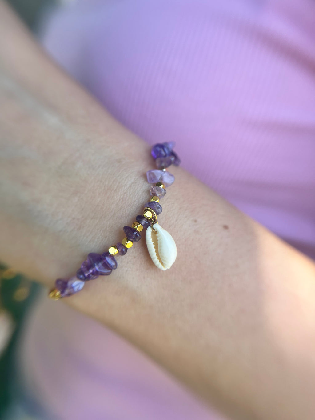 Moonora Violett Mermaid Armband | Amethyst