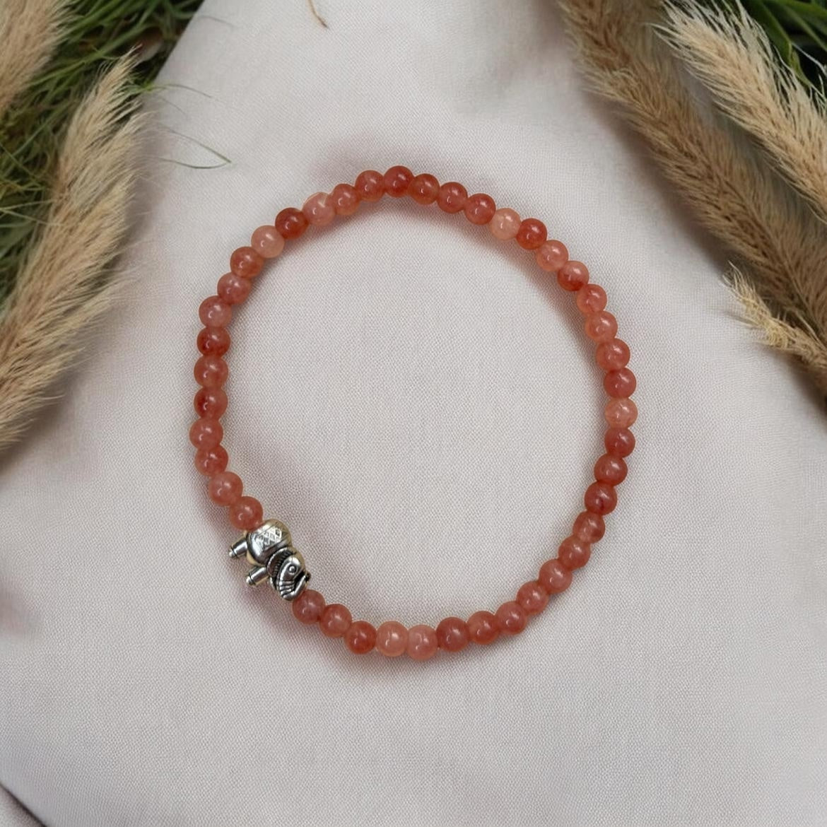 Sonnenstein Armband mit Elefanten Charm