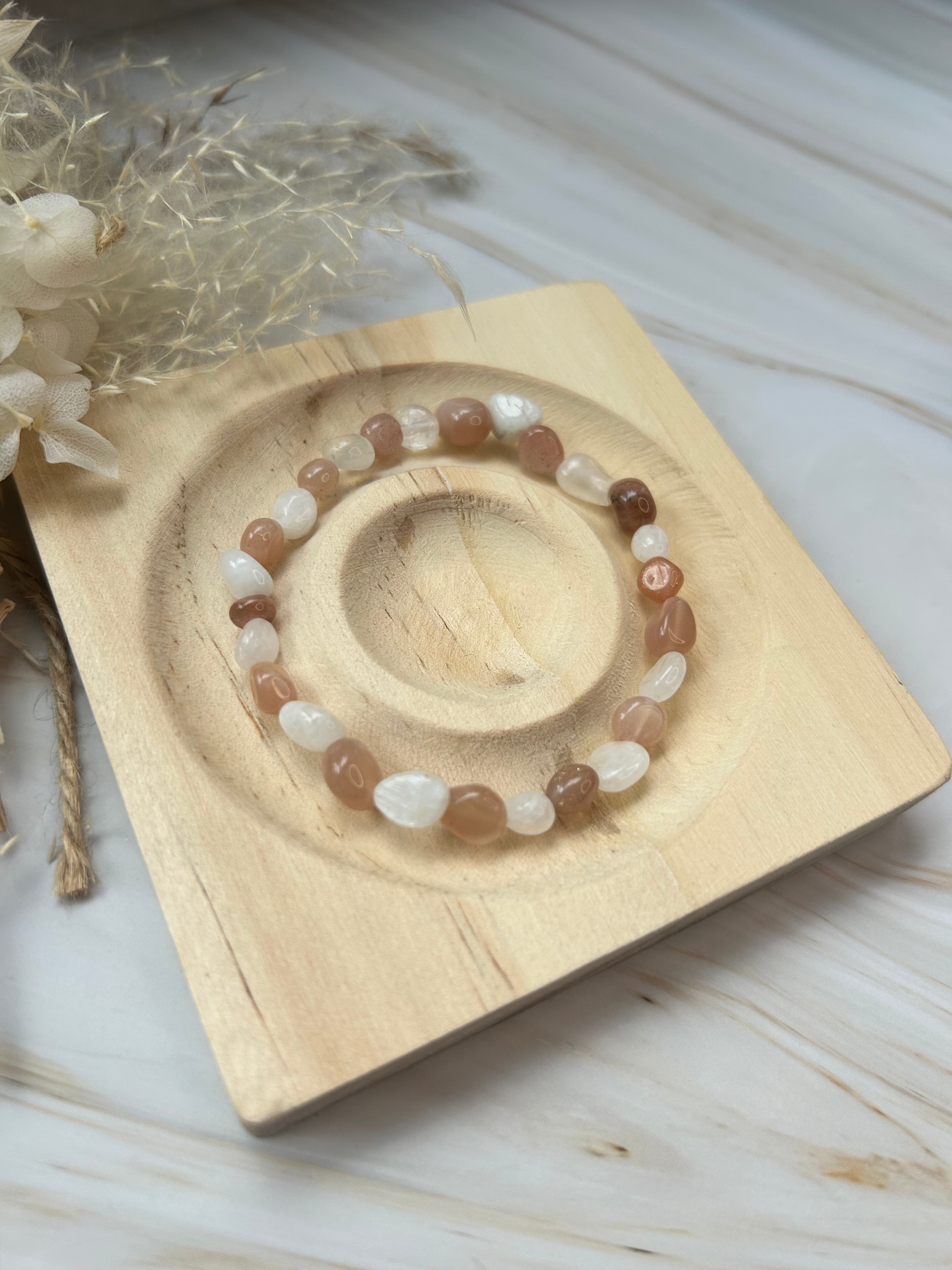 Mondstein Armband Nugget