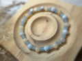 Chalcedon | Honigcalcit | Aquamarin Armband