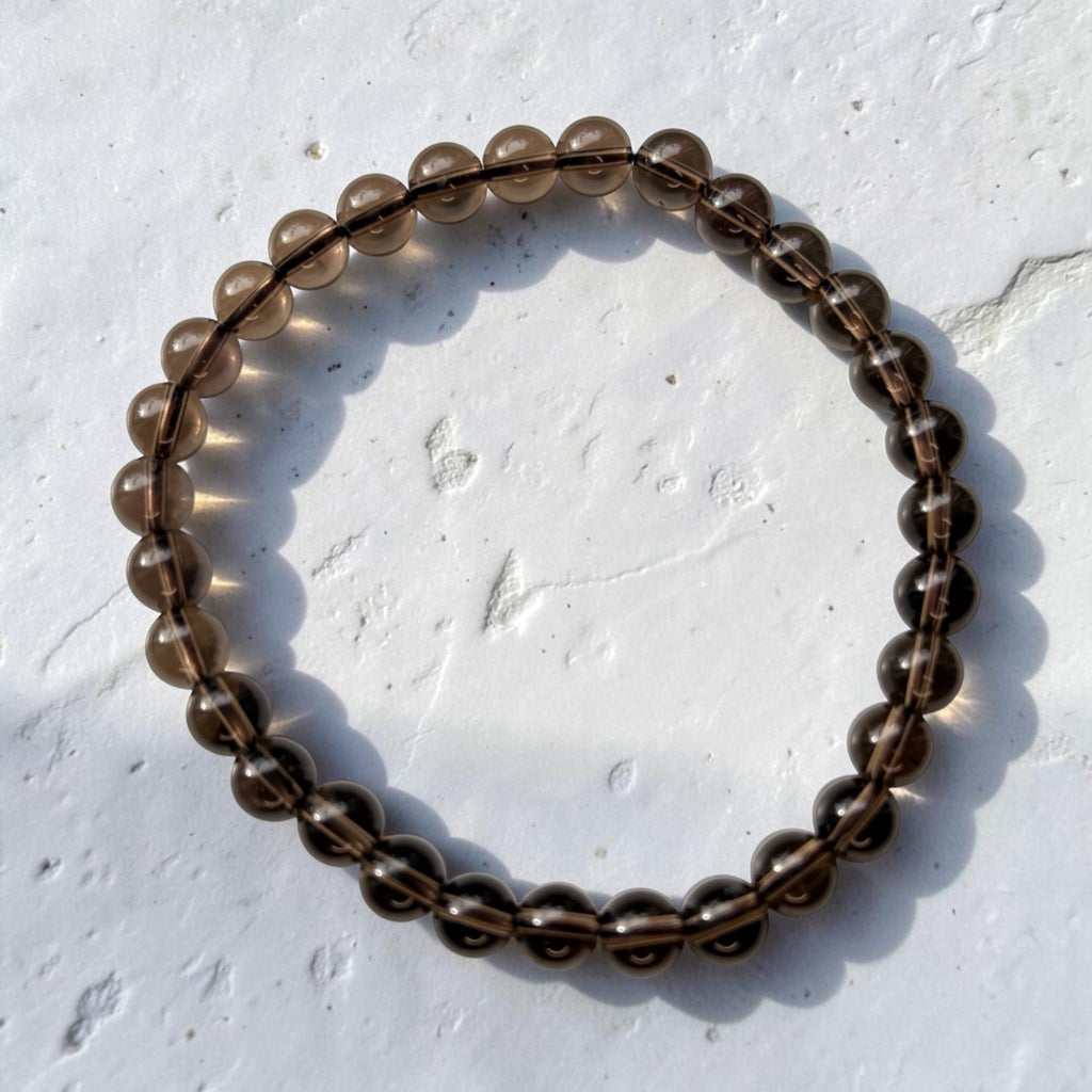 Rauchquarz Armband 6mm