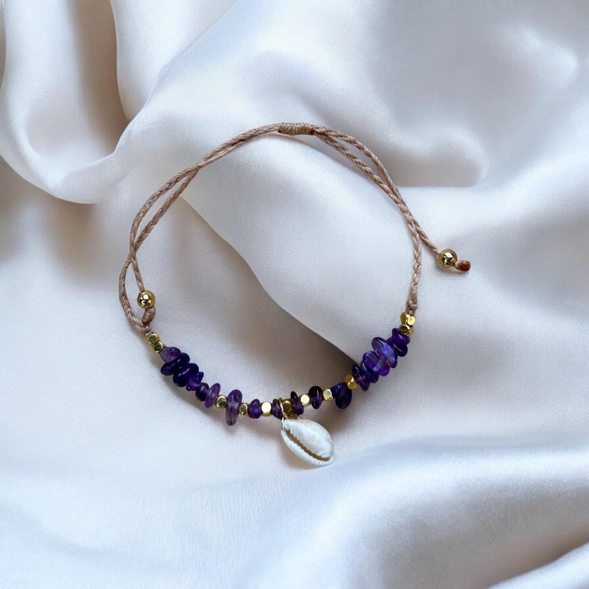 Moonora Violett Mermaid Armband | Amethyst