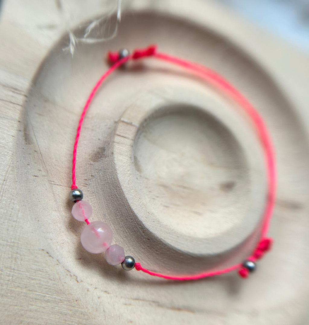 Seelenanker Armband - Rosenquarz