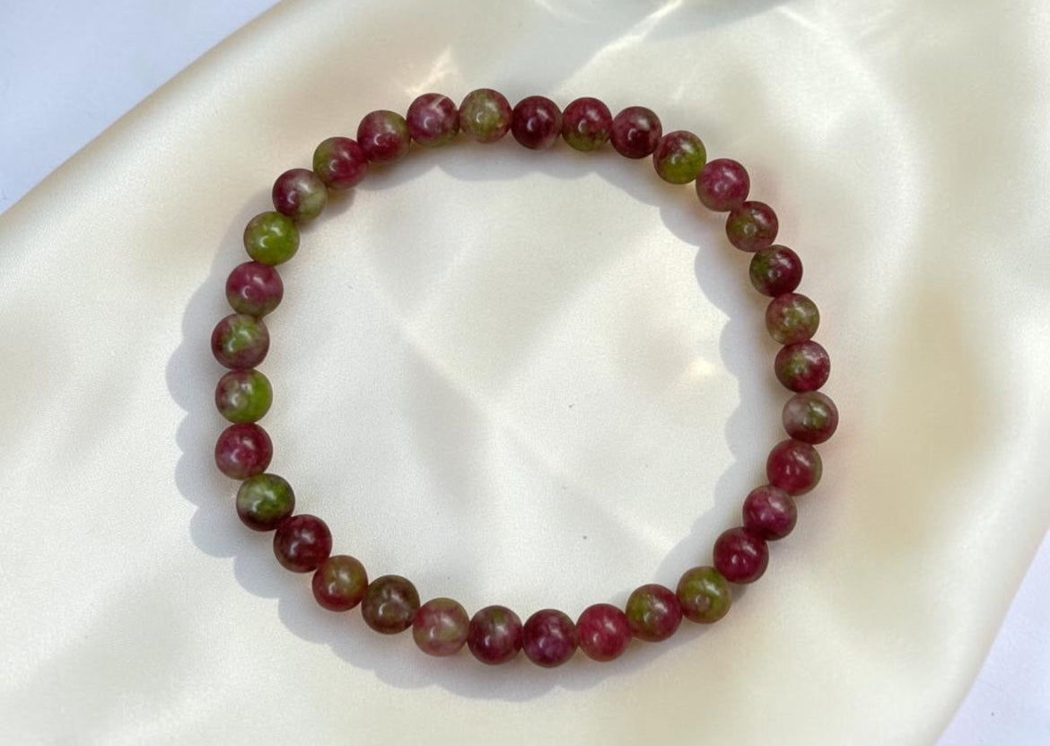 Wassermelonen Turmalin Armband