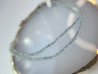 Aquamarin Kette faccetiert