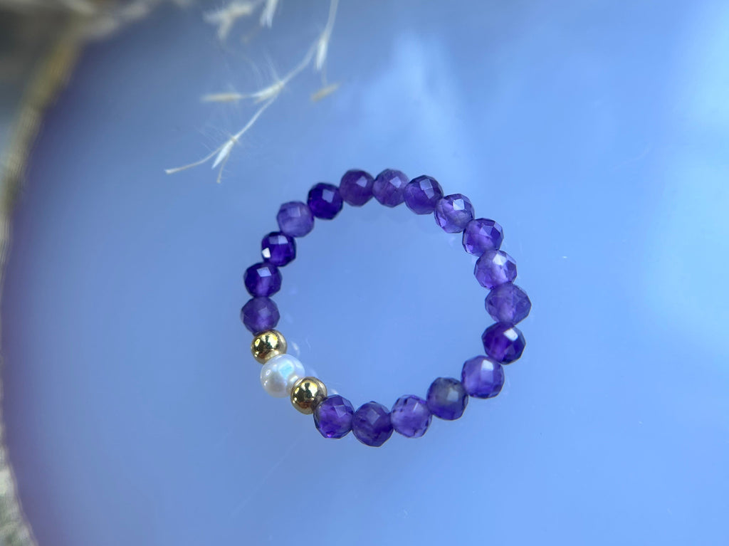 Stretchring Amethyst
