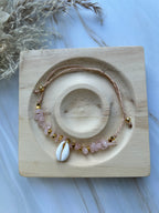 Moonora Pink Mermaid Armband | Rosenquarz