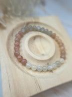HQ Bunter Mondstein Armband 0,6
