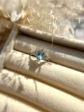 Aquamarin Ring 925er Silber