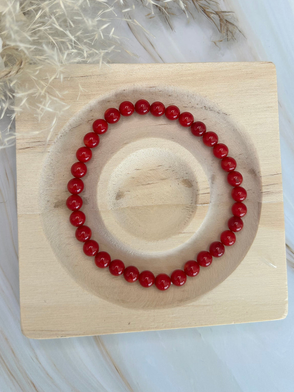 Bambus Koralle Armband 0,6