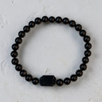 Turmalin Armband mit Turmalinscheibe 6mm
