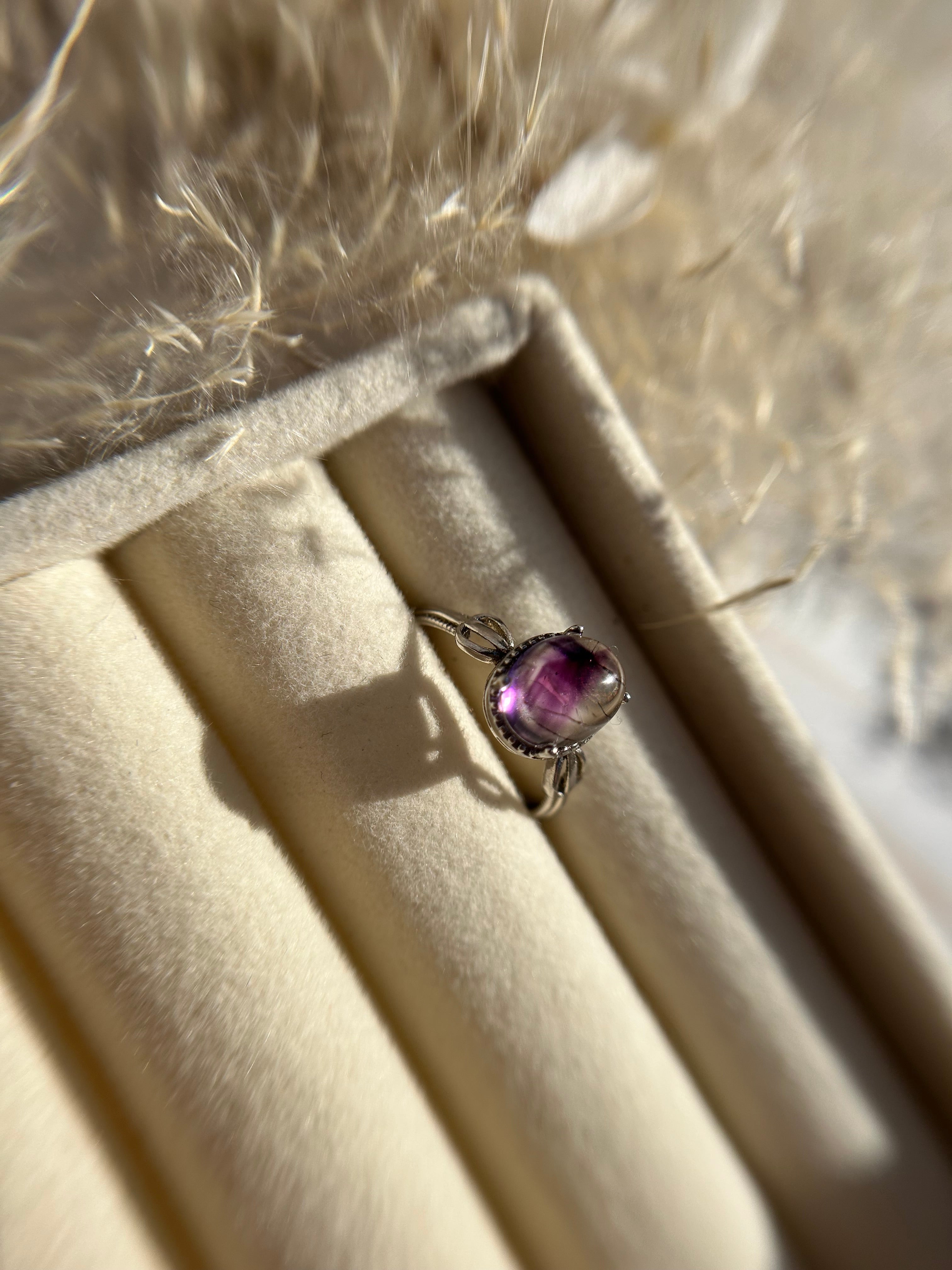 Amethyst Ring 925er Silber