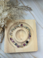 Fluorit Nuggets Armband