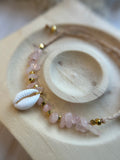 Moonora Pink Mermaid Armband | Rosenquarz