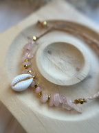 Moonora Pink Mermaid Armband | Rosenquarz